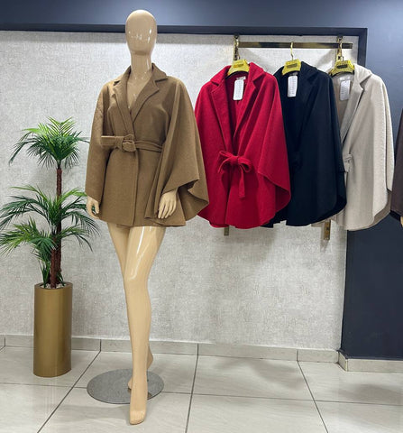 PONCHO MANTEAU CACHEMIRE ITALIEN 🇮🇹